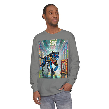 Cyber Panther's Hunt Long Sleeve T-Shirt