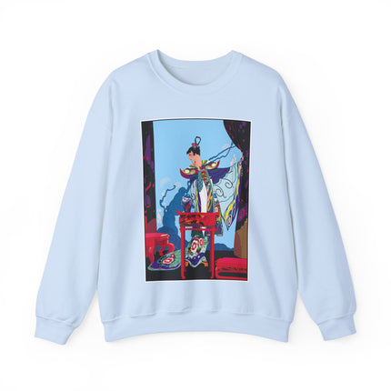 A Visual Journey by Umberto Brunelleschi Women's Heavy Blend™ Crewneck Sweatshirt
