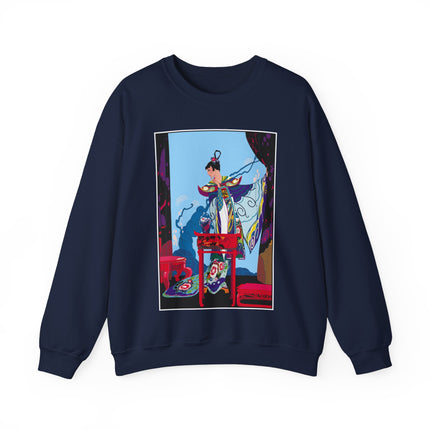 A Visual Journey by Umberto Brunelleschi Women's Heavy Blend™ Crewneck Sweatshirt