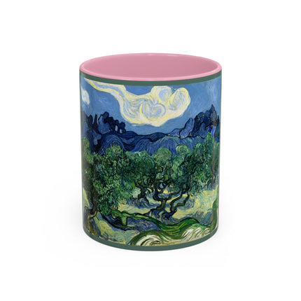 Olive Trees by Vincent Van Gogh Colorful Mugs (11oz, 15oz)