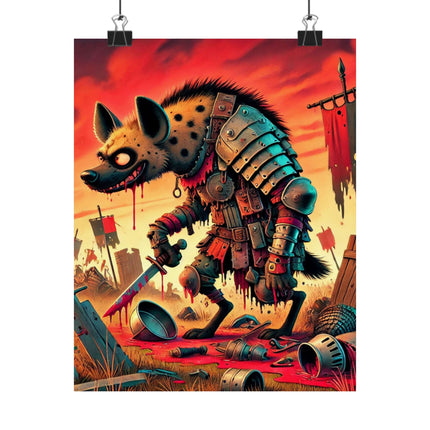 🦴🐾 The Cunning Scavenger Matte Vertical Poster – Survival, Strategy & Dark Fantasy