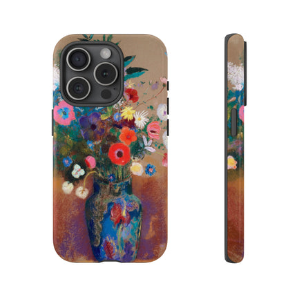 Bouquet of Flowers by Odilon Redon Phone Cases