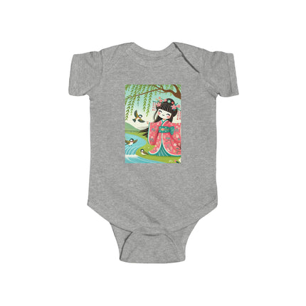 Sparrow Dance Geisha Fairy Infant Fine Jersey Bodysuit