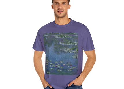 Water Lilies by Claude Monet Unisex Garment-Dyed T-shirt