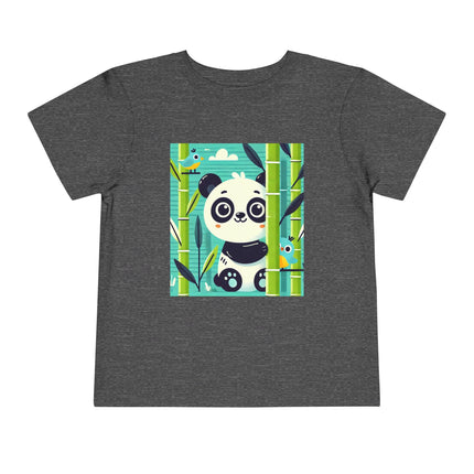 Bamboo Panda Friends Toddler Short Sleeve Tee