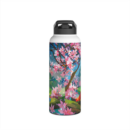 Fairy Animals Writing Wishes Stainless Steel Water Bottle