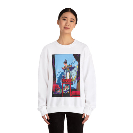 A Visual Journey by Umberto Brunelleschi Women's Heavy Blend™ Crewneck Sweatshirt