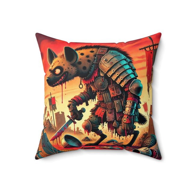 The Cunning Scavenger Spun Polyester Square Pillow