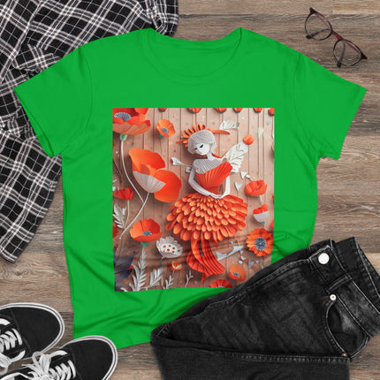 Poppy Fairy Women's Midweight Cotton Tee