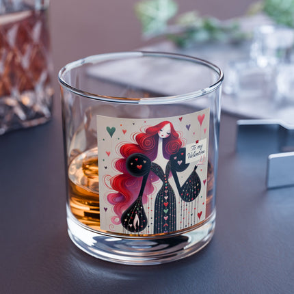 To My Valentine Rocks Glass, 10oz