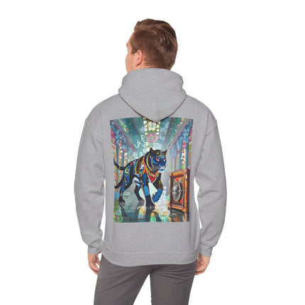 Cyber Panther’s Hunt – Heavy Blend™ Hooded Sweatshirt
