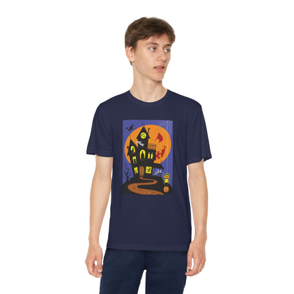 Halloween Night at the Haunted House Youth Competitor Tee