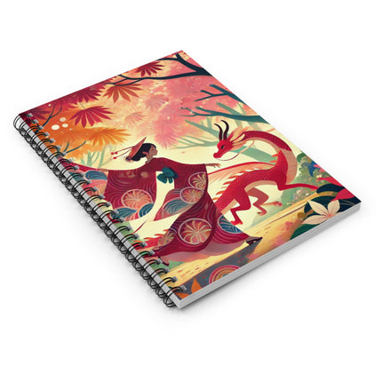 The Dragon Fairy’s Dance Spiral Notebook - Ruled Line