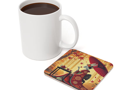 Theatrical Harvest Rabbit Cork Back Coaster