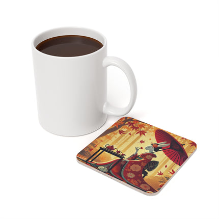 Theatrical Harvest Rabbit Cork Back Coaster