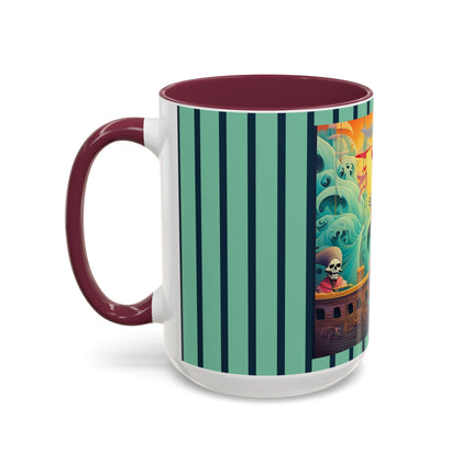 Skeleton Crew of the Misty Seas Colorful Mugs (11oz, 15oz)