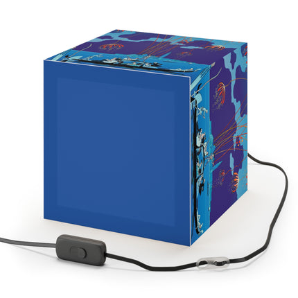Fireworks in Venice by George Barbier Light Cube Lamp