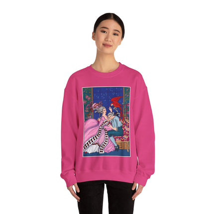 The Jealous Parrot by George Barbier Heavy Blend™ Crewneck Sweatshirt