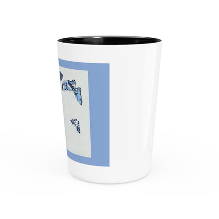 One Thousand Butterflies by Kamisaka Sekka Ceramic Shot Glass