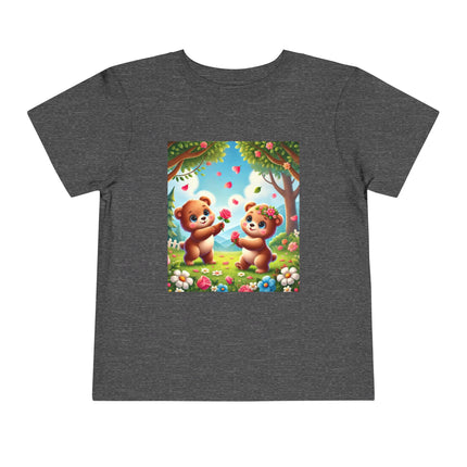 Teddy Bear Friendship Toddler Short Sleeve Tee