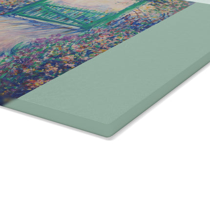The Artist’s Garden Glass Cutting Board