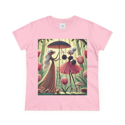 Under the Tulip Parasol Cotton Tee