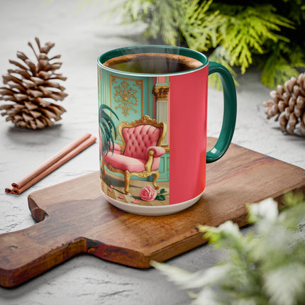 The Salon Rooster Colorful Mugs (11oz, 15oz)