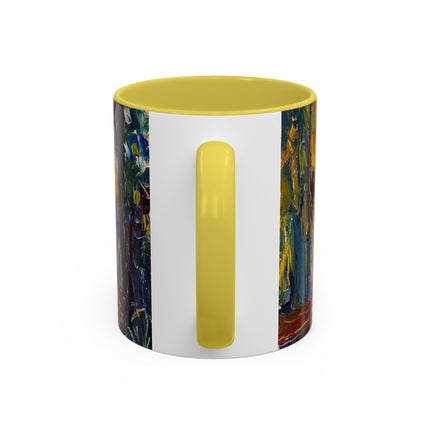 In the Park of St. Cloud by Wassily Kandinsky Colorful Mugs (11oz, 15oz)