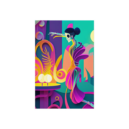 Dance of the Skeleton Ballerinas Fine Art Posters
