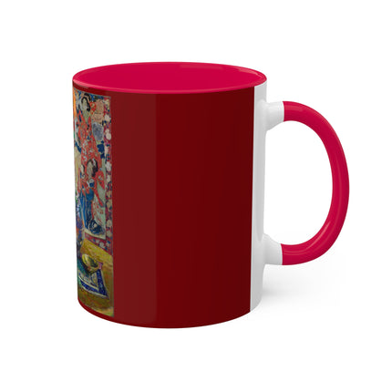 Fish, Fruits, and Flowers by Kathryn E. Cherry Colorful Mugs, 11oz