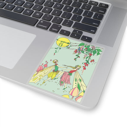 Moonlit Dance of Enchanting Fairies Kiss-Cut Stickers (4 Sizes)