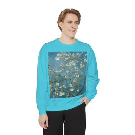 Almond Blossom by Vincent van Gogh Unisex Garment-Dyed Sweatshirt