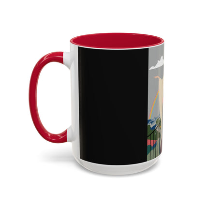 Rainbow Reverie Colorful Mugs – Elegant Renewal & Serene Beauty