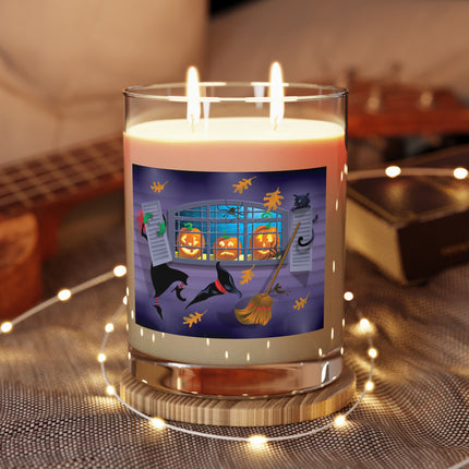 Whimsical Halloween Mischief Scented Candle - Full Glass, 11oz
