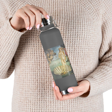 Birth of Venus by Sandro Botticelli Copper Vacuum Insulated Bottle, 22oz
