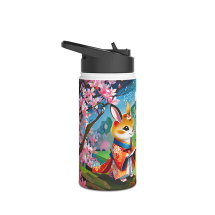 Fairy Animals Writing Wishes Stainless Steel Water Bottle