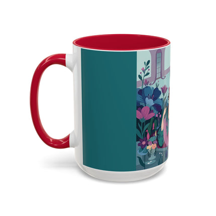 The Ladies Of The Secret Masquerade Colorful Mugs – Art Deco Floral Mystery
