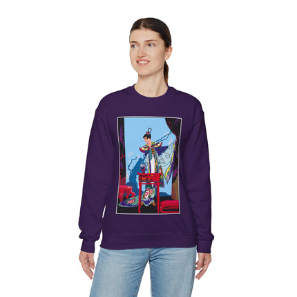 A Visual Journey by Umberto Brunelleschi Women's Heavy Blend™ Crewneck Sweatshirt