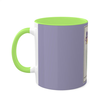 Iris, Iris sibirica by Anselmus Boëtius de Boodt Colorful Mugs, 11oz