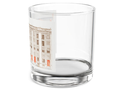 Amsterdam Canal Houses by Johan Teyler Rocks Glass. 10oz