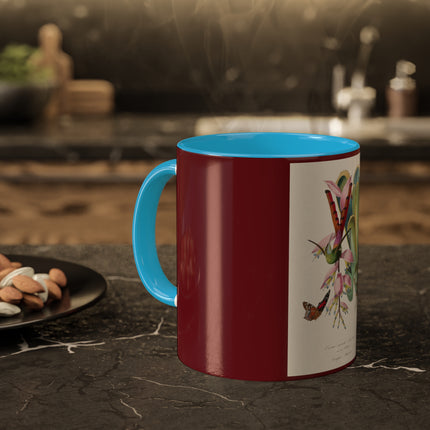 Hummingbird by Paul Gervais Colorful Mugs, 11oz