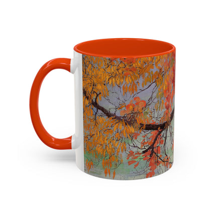 Autumn leaves by Edward Okuń Colorful Mugs (11oz, 15oz)