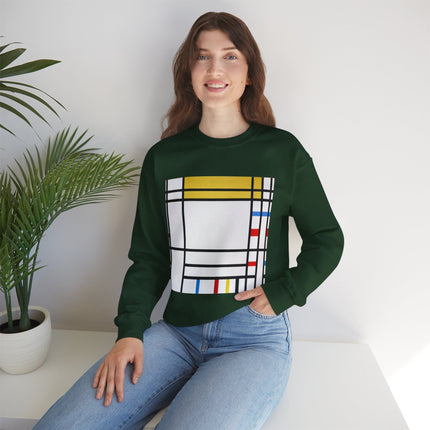 Place de la Concorde by Piet Mondrian Heavy Blend™ Crewneck Sweatshirt