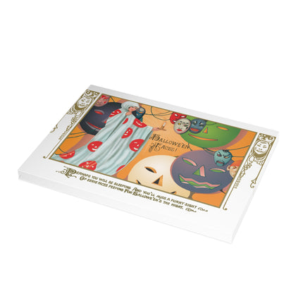 Hauntingly Chic – Halloween Glamour & Masks Greeting Cards (1, 10, 30, and 50pcs)