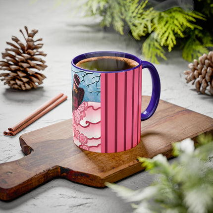 Winter Rose Empress Colorful Mugs (11oz, 15oz)