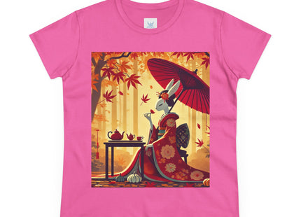 Theatrical Harvest Rabbit Women's Midweight Cotton Tee