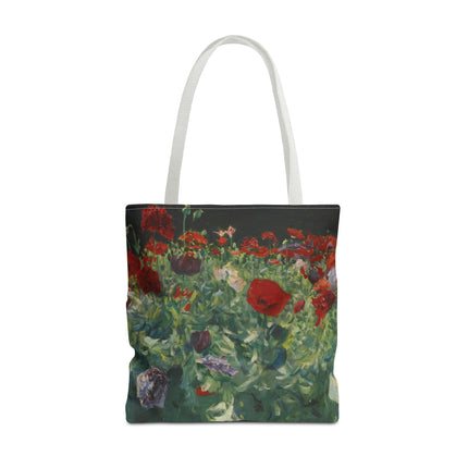 Poppies (A Study of Poppies for Carnation, Lily, Lily, Rose) by John Singer Sargent Tote Bag (AOP)