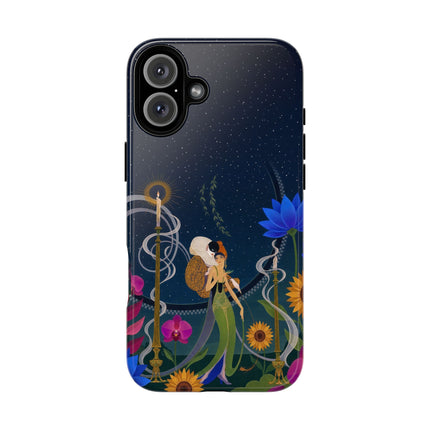 🌙🕯️ The Lady Of The Midnight Garden Phone Case – Art Deco Nocturne