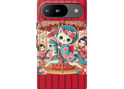 Geisha Kitten's Enchanted Carousel Phone Cases