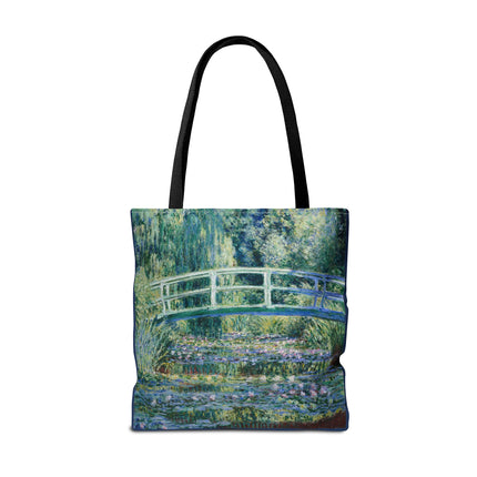 Water Lilies and Japanese Bridge by Claude Monet Tote Bag (AOP)